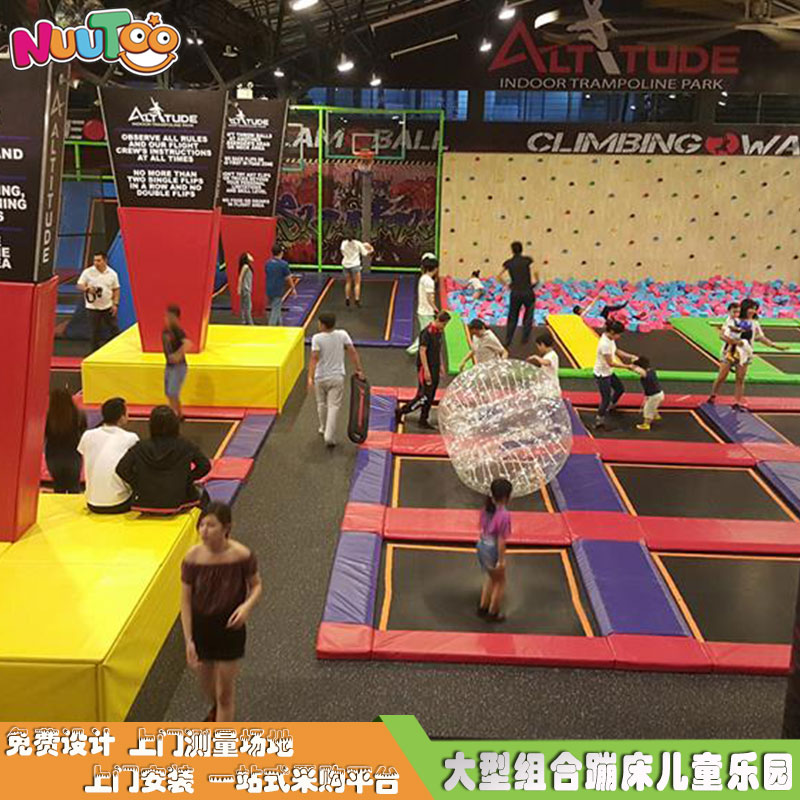 Net celebrity sticky wall trampoline park amusement equipment manufacturer LT-BC006