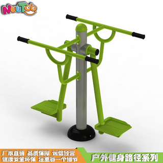 Outdoor fitness path, double wave board, fitness equipment, new style