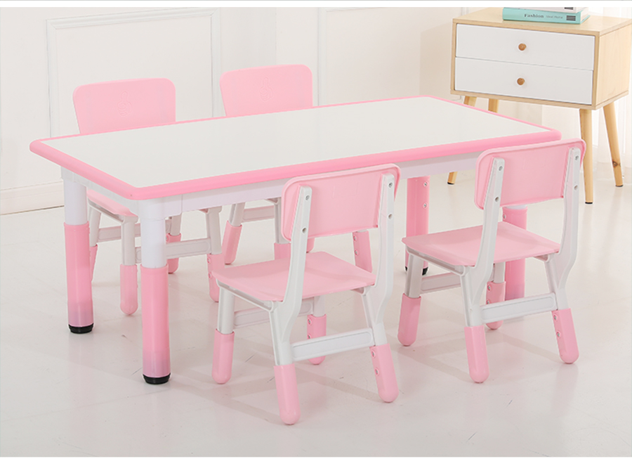 Children's table and chair study table and chair set simple household kids student writing desk homework desk combination can be raised and lowered